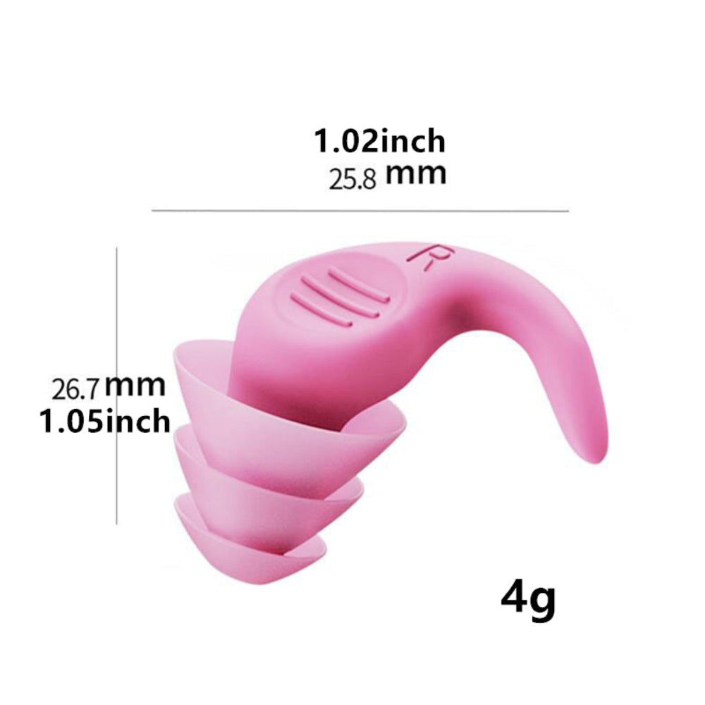 Ohrstöpsel Geräuschreduzierung Wiederverwendbar Weiches Silikon Schlafen