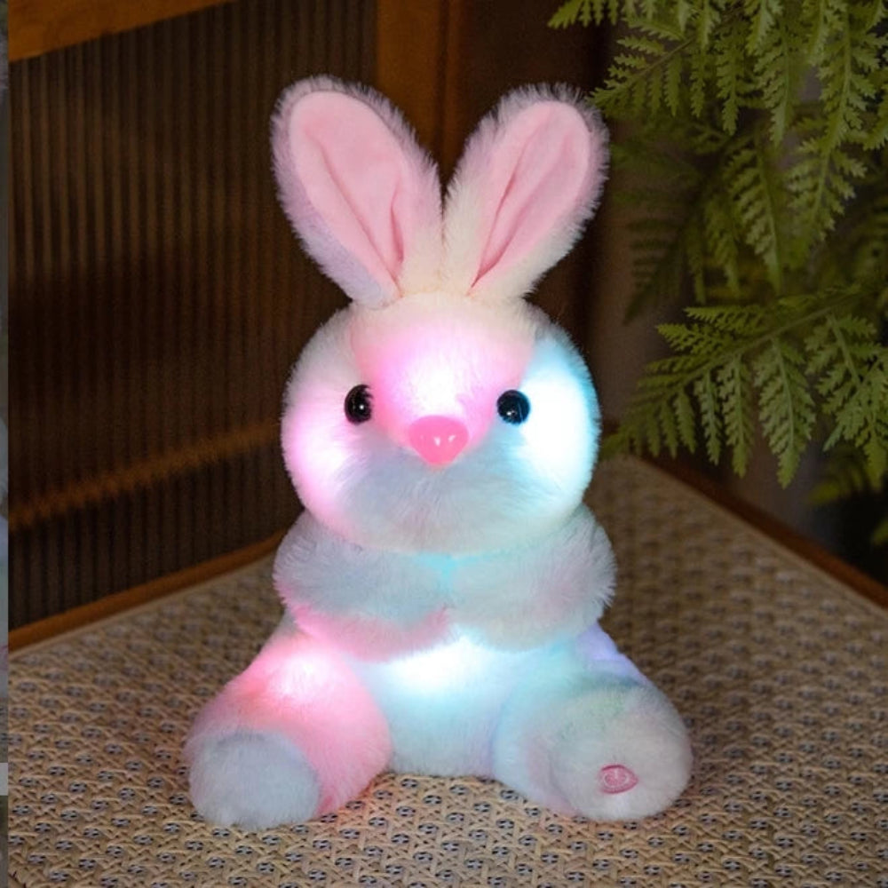 Easter Monday Bunny Toy Light Up Soft Rabbit Pillow 2