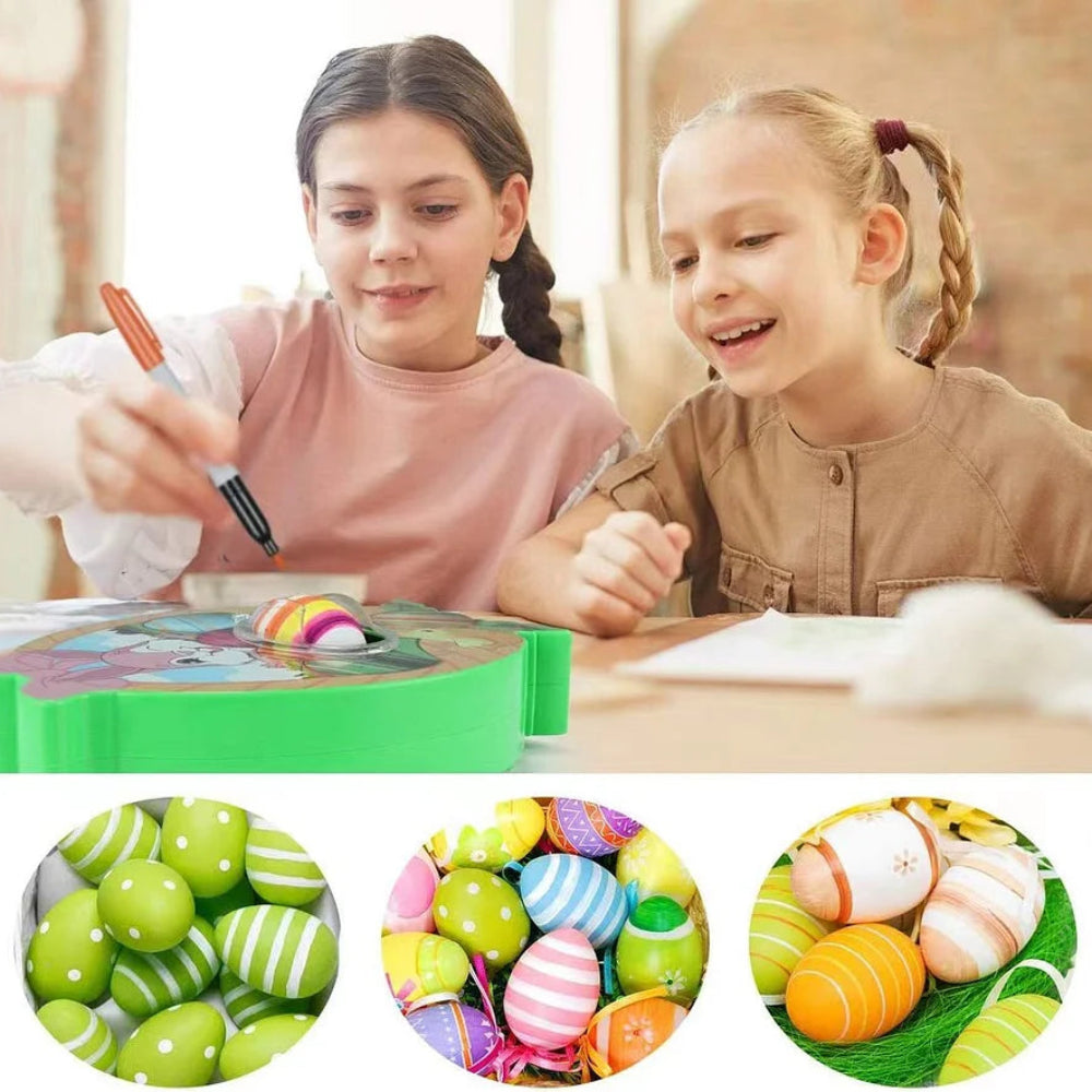 Easter Monday Egg Decorating Kit Spinning DIY Craft Set 2