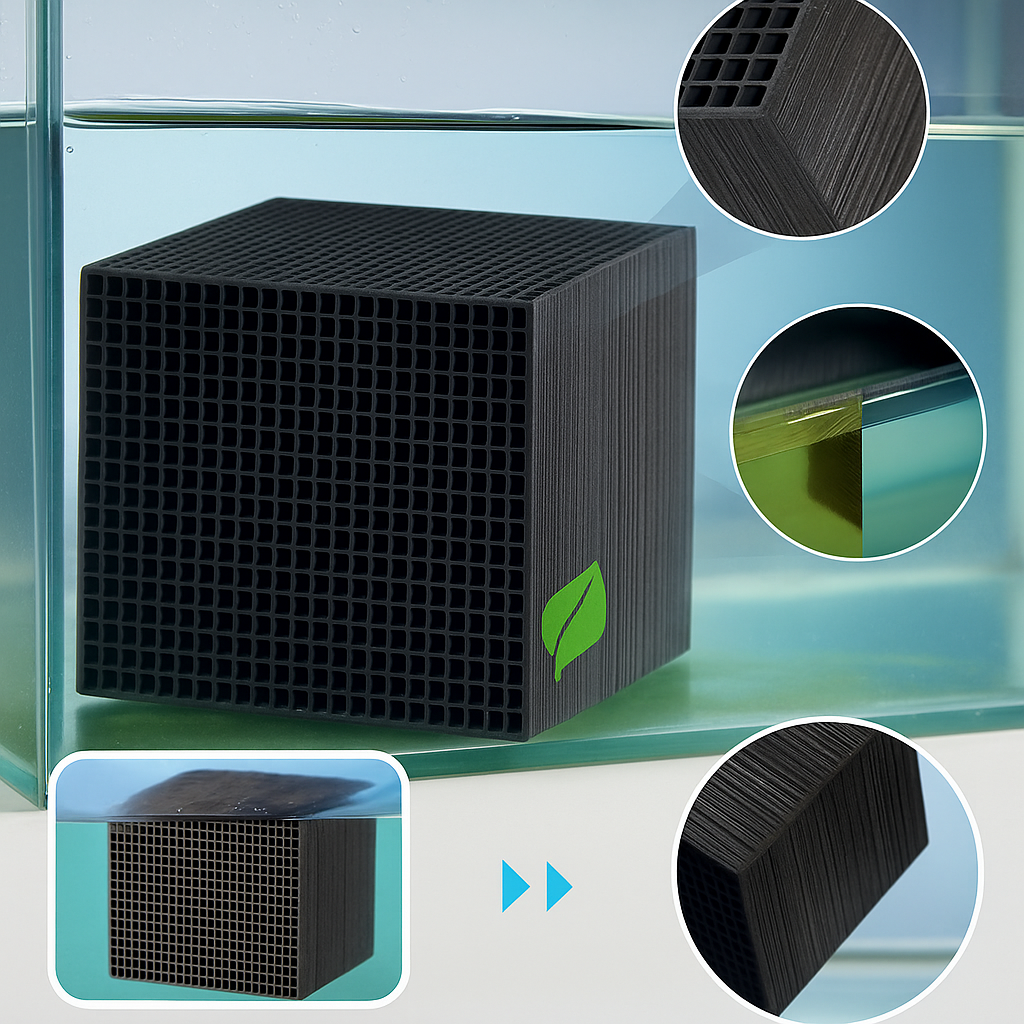 Water Filter Activated Carbon Purifier Cube