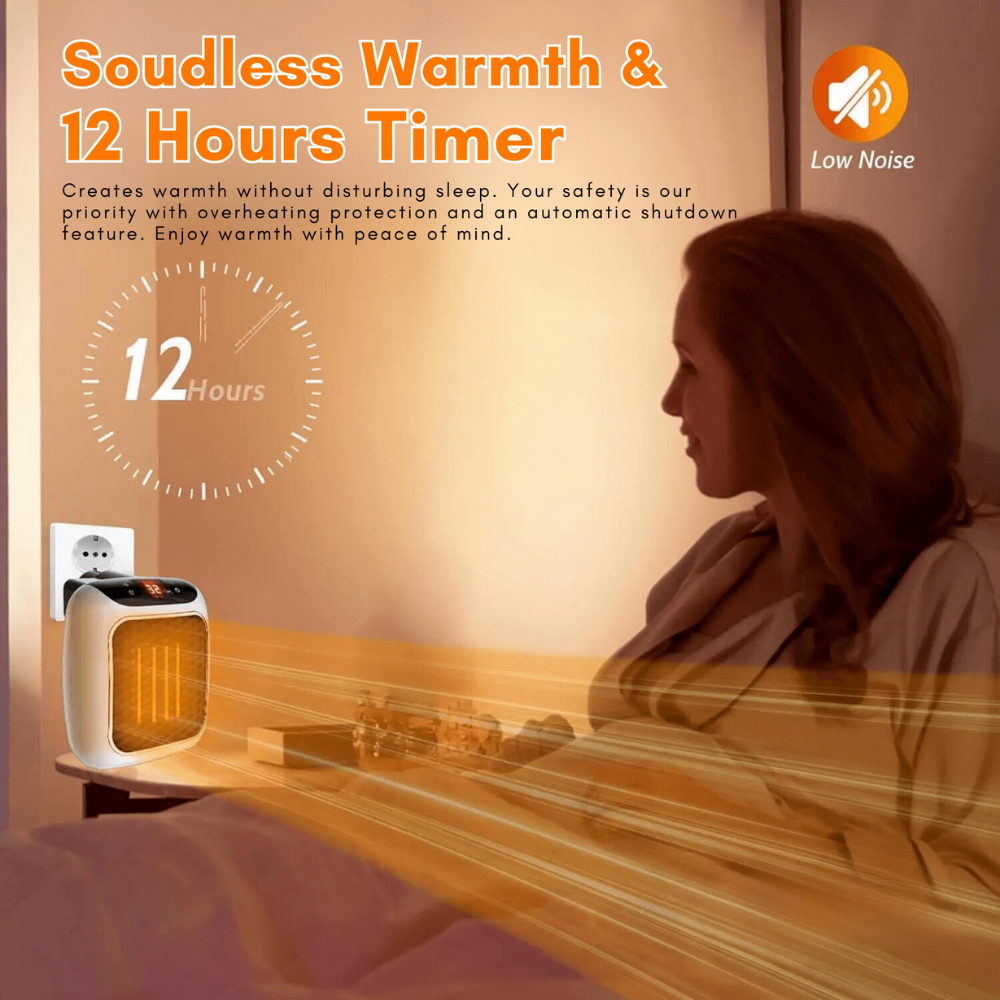 Space Heater Portable Ceramic Wall Mounted Electric Heater