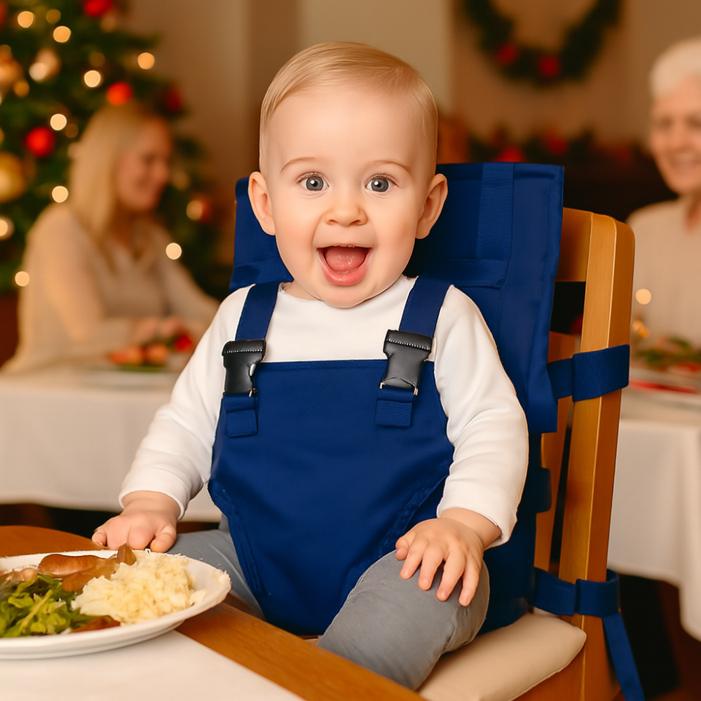Adjustable Baby Booster Seat Safety Harness Dining Chair