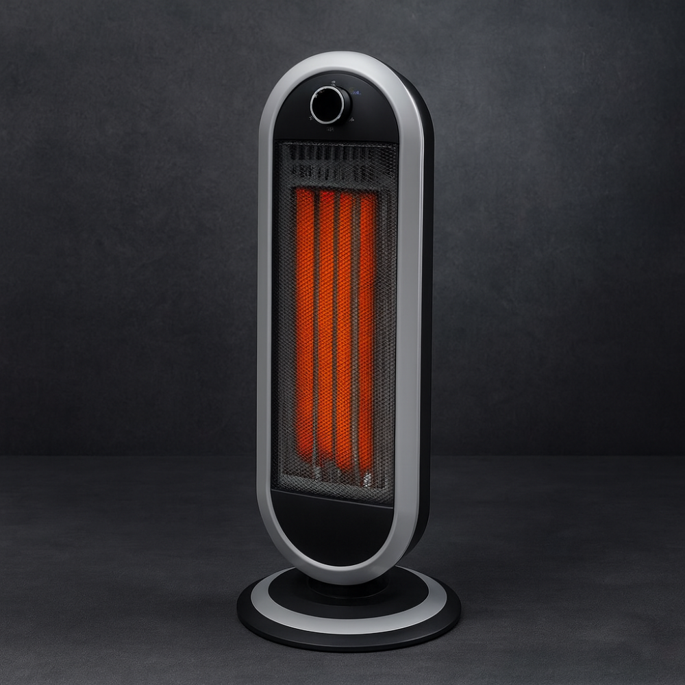 Electric Space Heater Portable Indoor Energy Efficient Oscillating