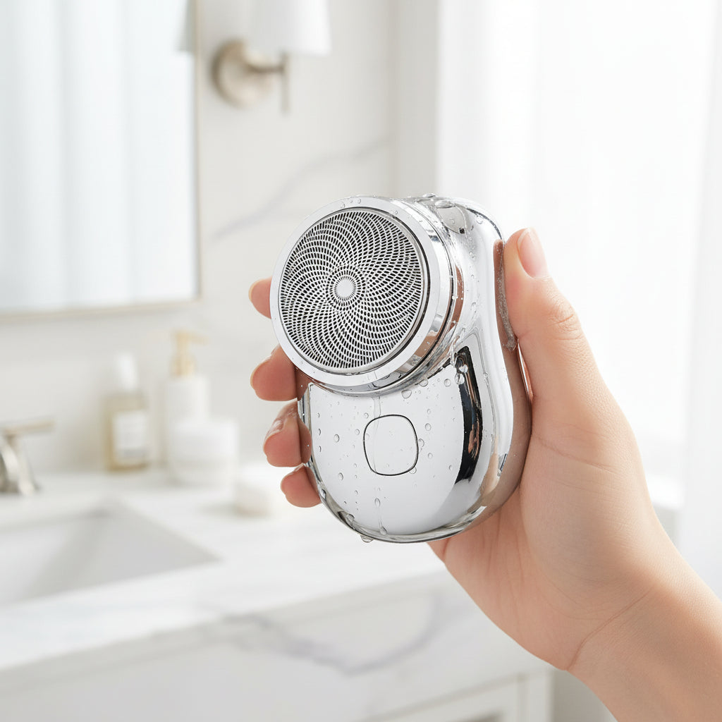 Electric Shaver Compact Portable Foil Razor Travel Use