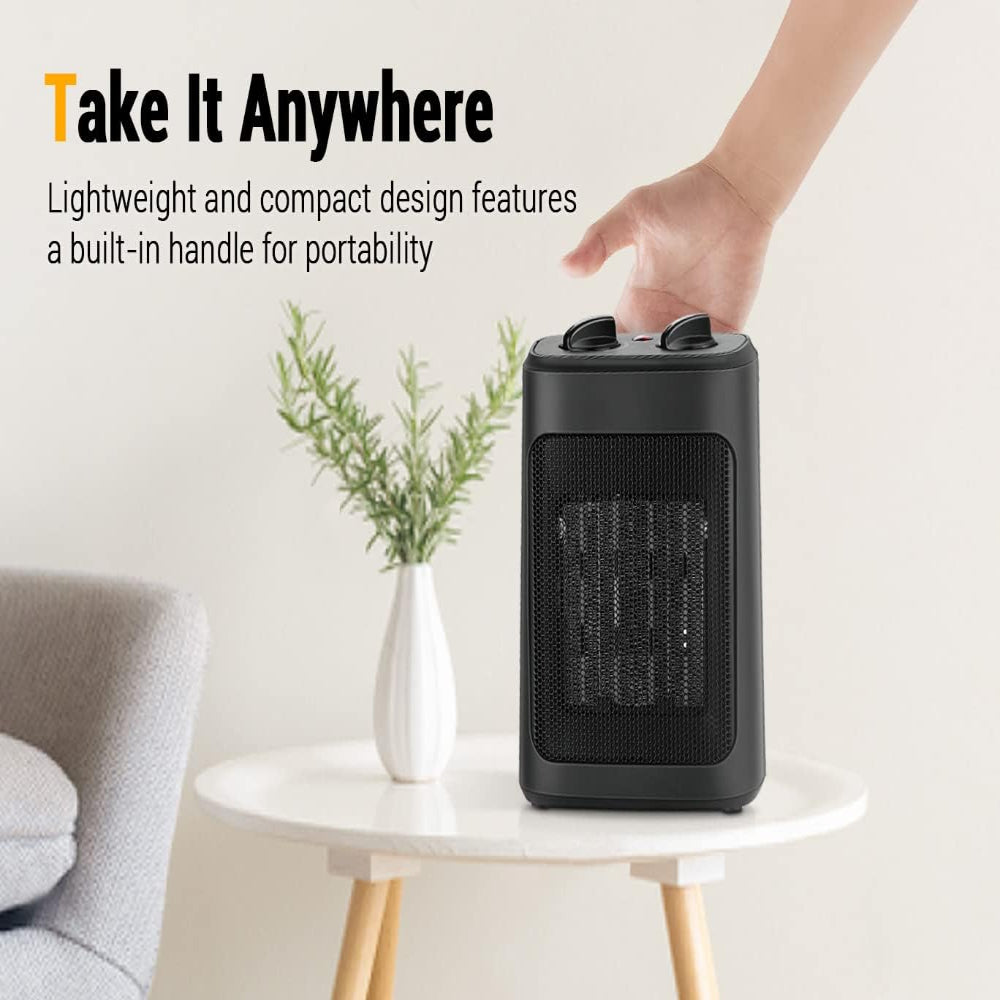 Electric Space Heater Portable Ceramic Fast Heating Energy Efficient