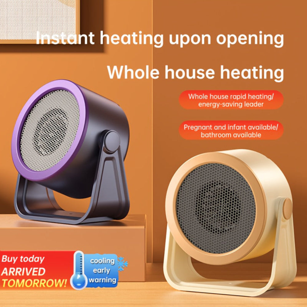 Electric Space Heater Portable Quiet Fast Heating Ceramic Warmer