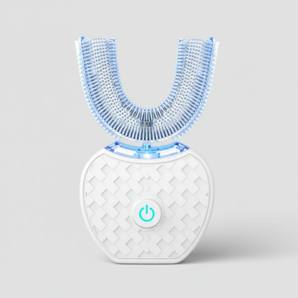 Electric Toothbrush Ultrasonic U Shaped 360 Degree Teeth Cleaner