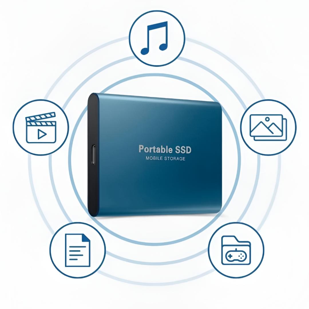 External SSD Portable Storage High Speed USB Drive