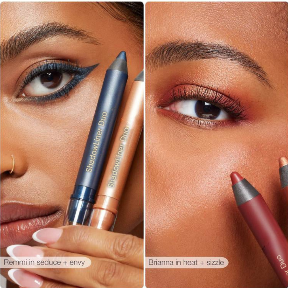 Lápiz de sombra de ojos en crema impermeable 2 en 1 maquillaje de ojos de larga duración