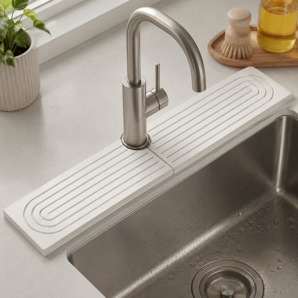 Sink Mat Kitchen Faucet Splash Guard Absorbent Drying Pad