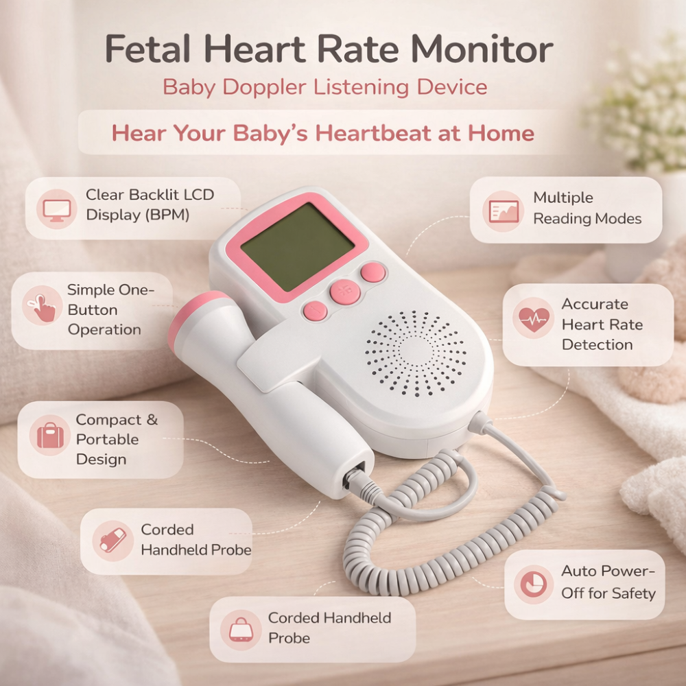 胎児用ドップラー心拍数計 携帯型赤ちゃん聴診器