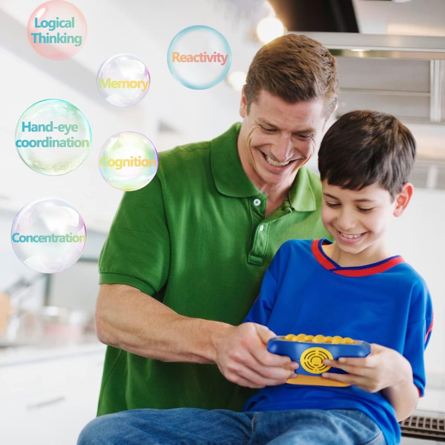 Fidget Toy Game Console Light Up Pop It Multiplayer 3