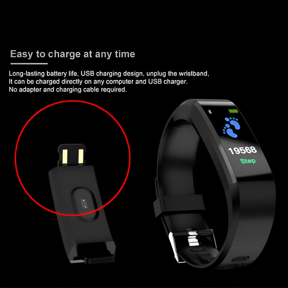 Smartwatch mit Gesundheitsüberwachung für Senioren