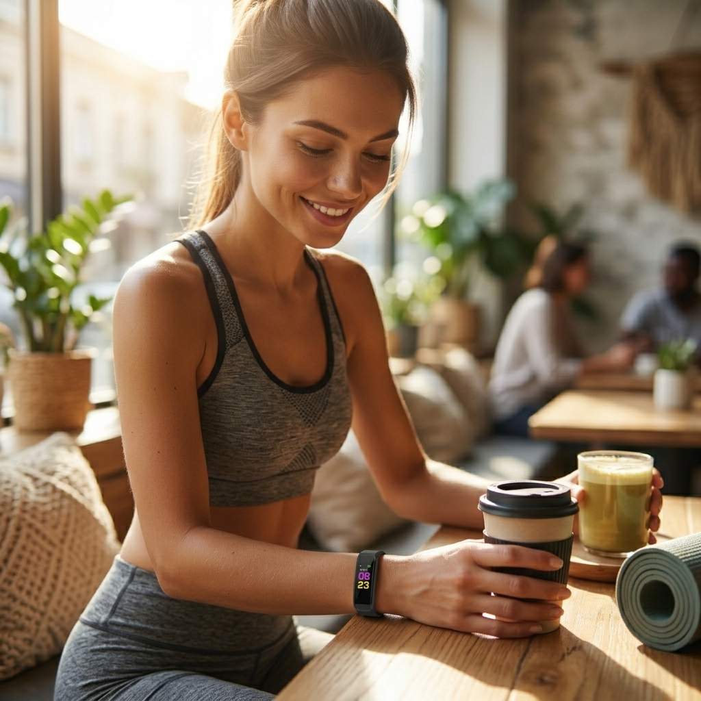 Smartwatch mit Gesundheitsüberwachung für Senioren