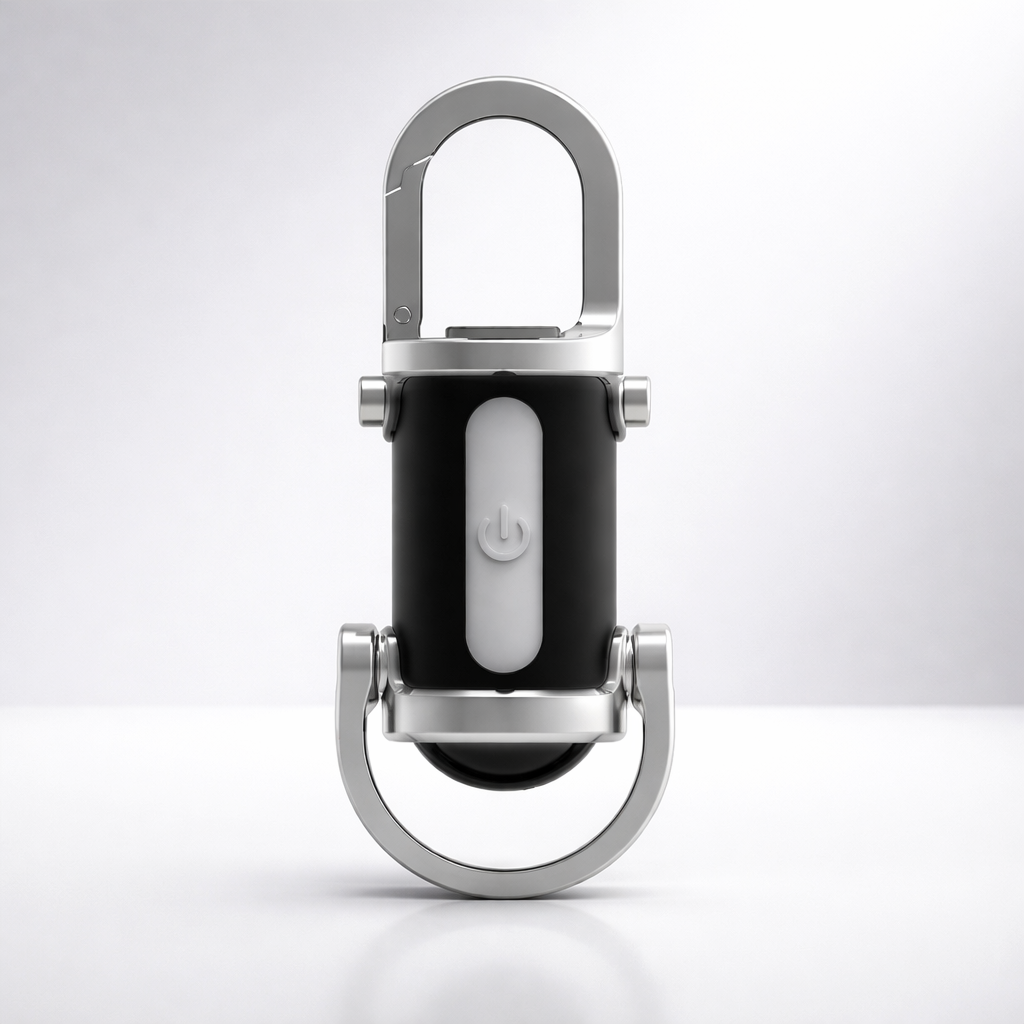 Flashlight Rechargeable Keychain LED Mini Clip Light