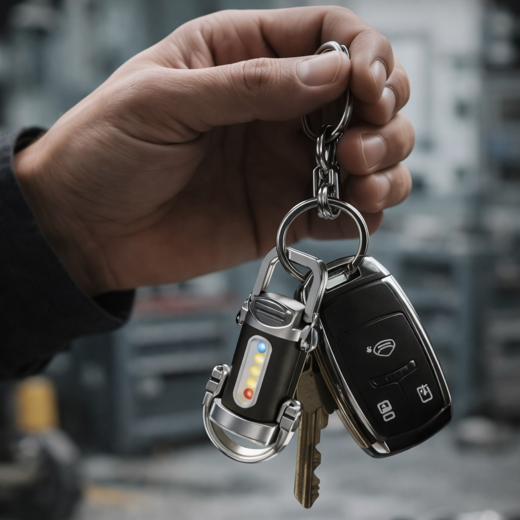 Flashlight Rechargeable Keychain LED Mini Clip Light