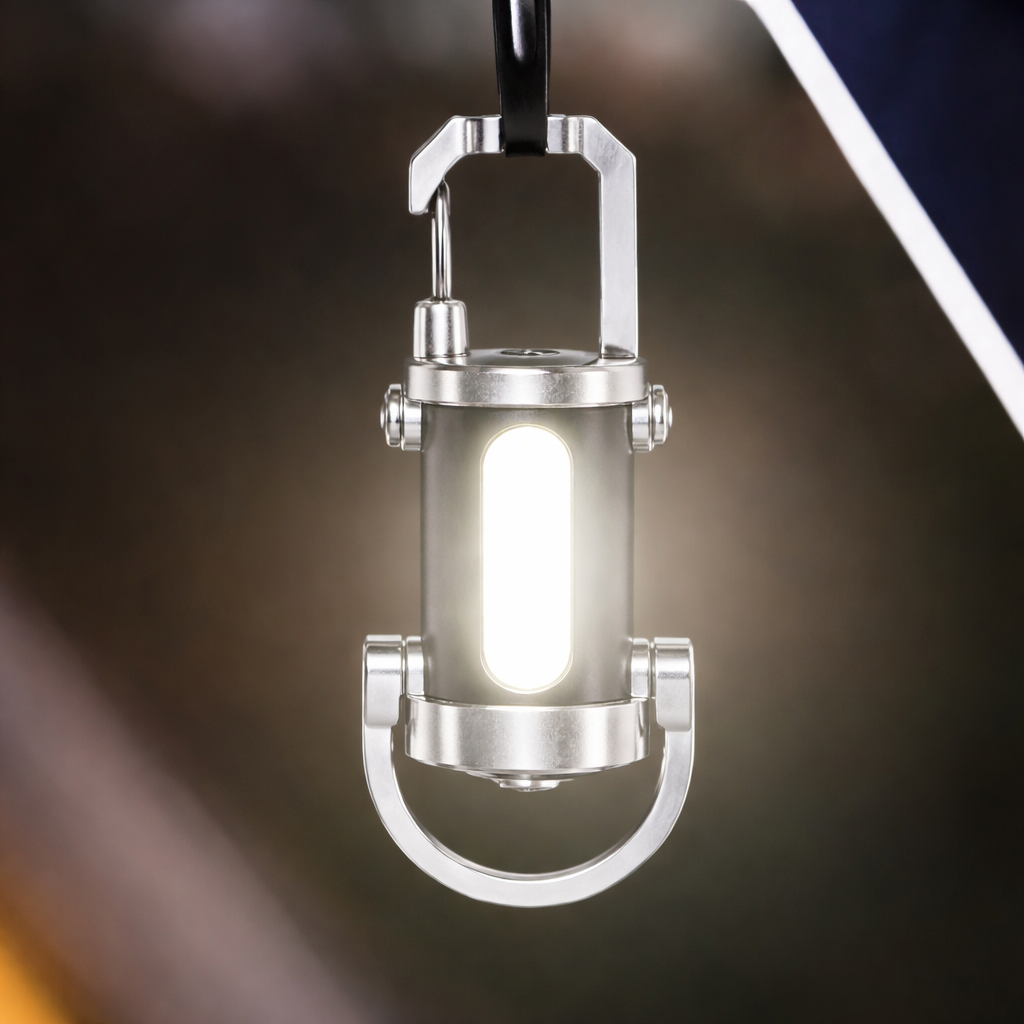 Flashlight Rechargeable Keychain LED Mini Clip Light