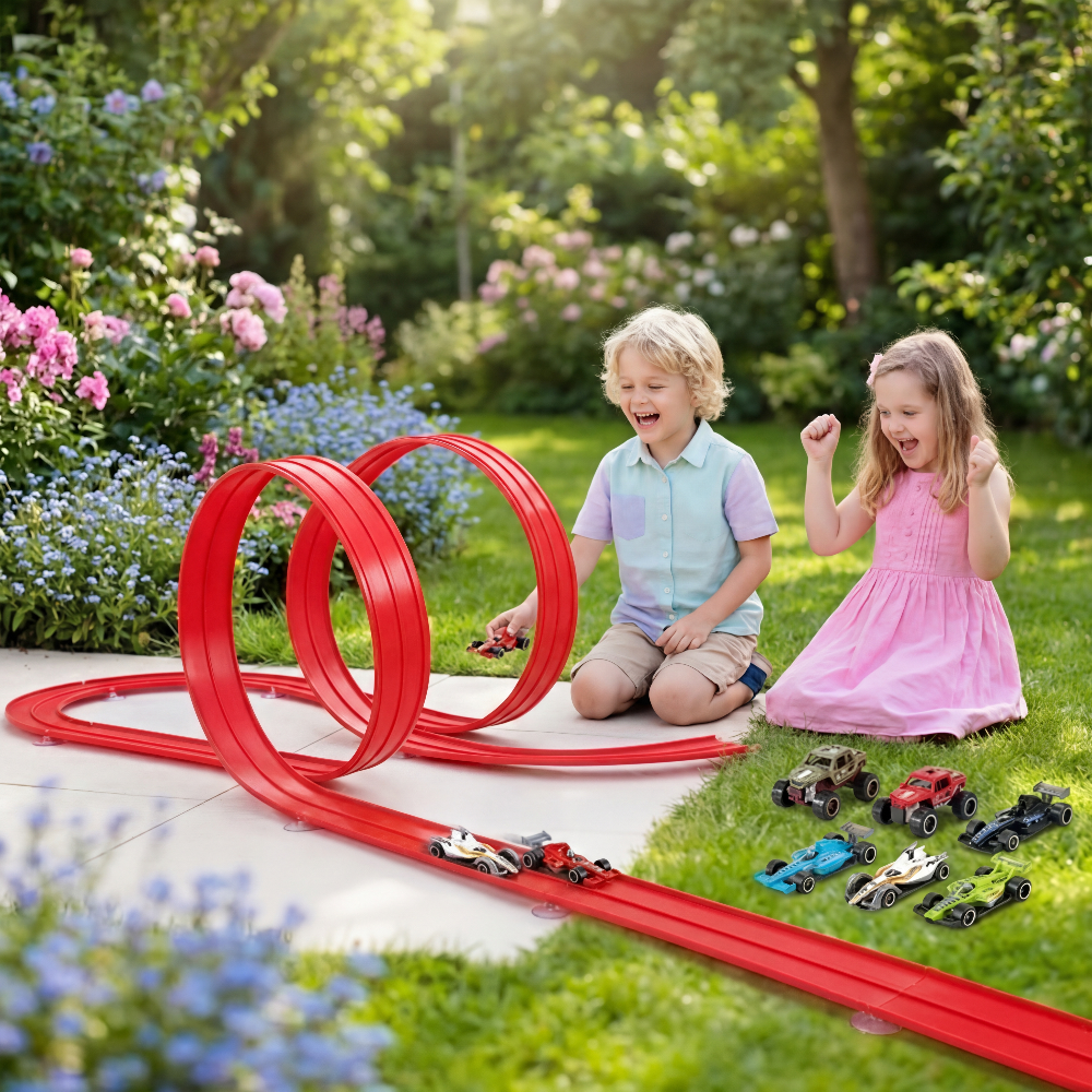 Flexible Race Track Toy Cars Set 1