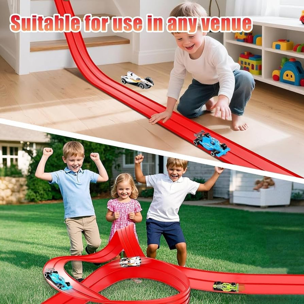 Flexible Race Track Toy Cars Set 4