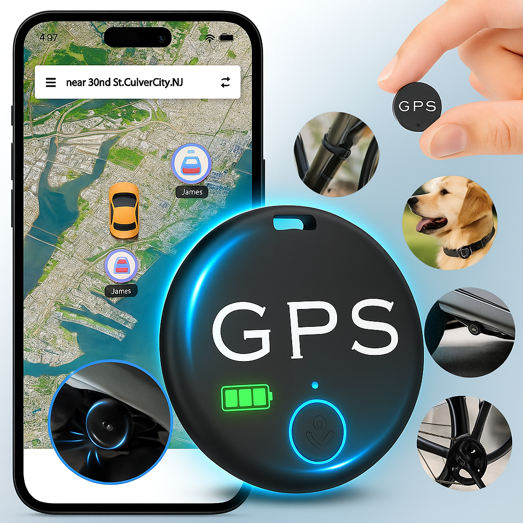 Dispositivo GPS Tracciatore Magnetico per Auto e Animali Domestici