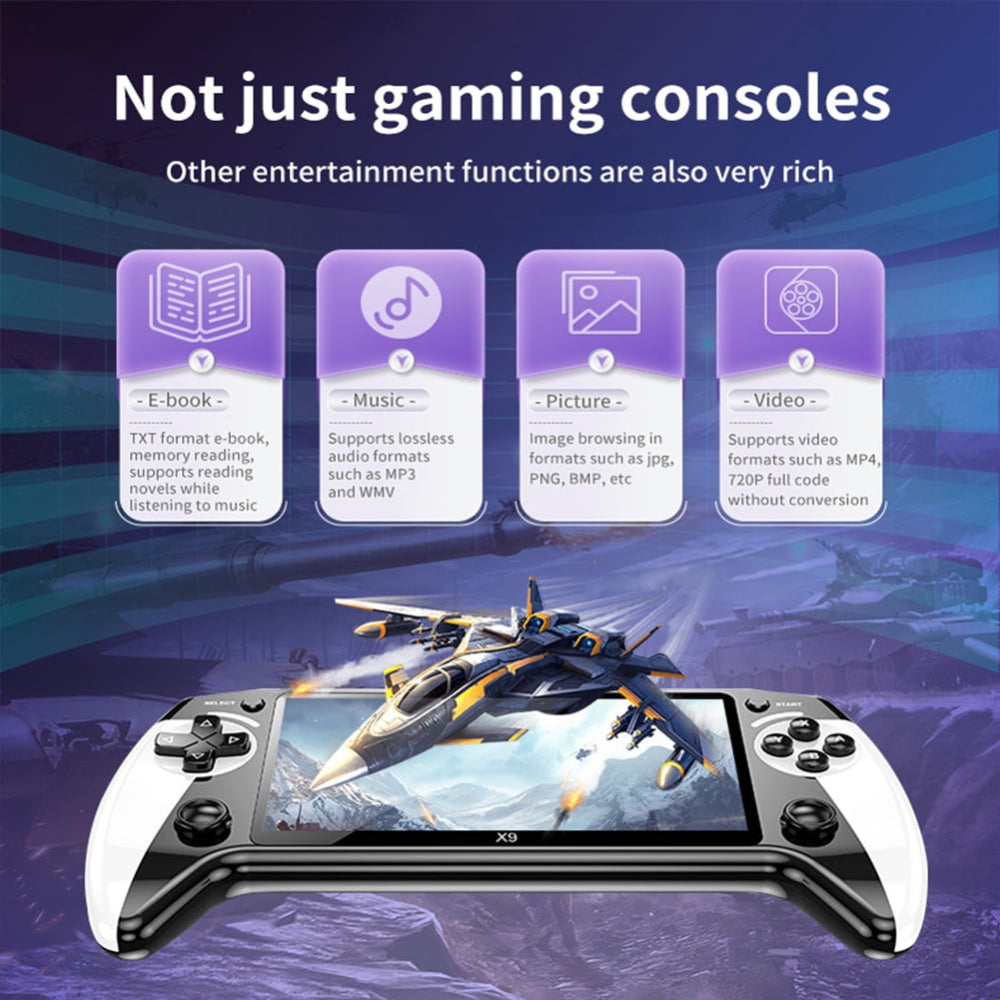 Game Console Portable Handheld Retro Video Player Built-in Games