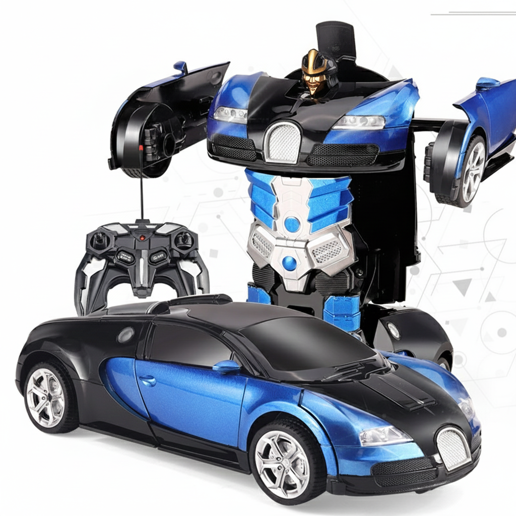 Remote Control Car with Transforming Robot Mode