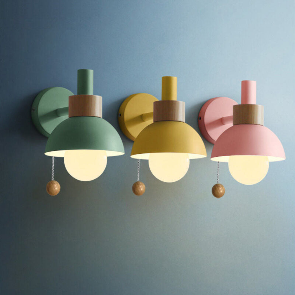 Globe Nordic Macaron Sconce Wall Light 1