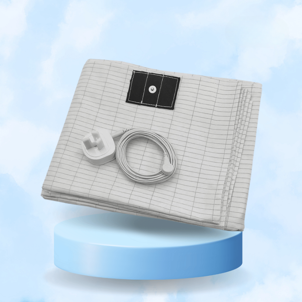 Grounding Bedsheet Conductive Cotton Sleep Therapy