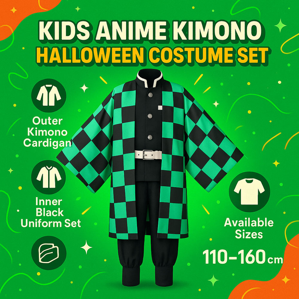 Dětský kostým anime kimono sada