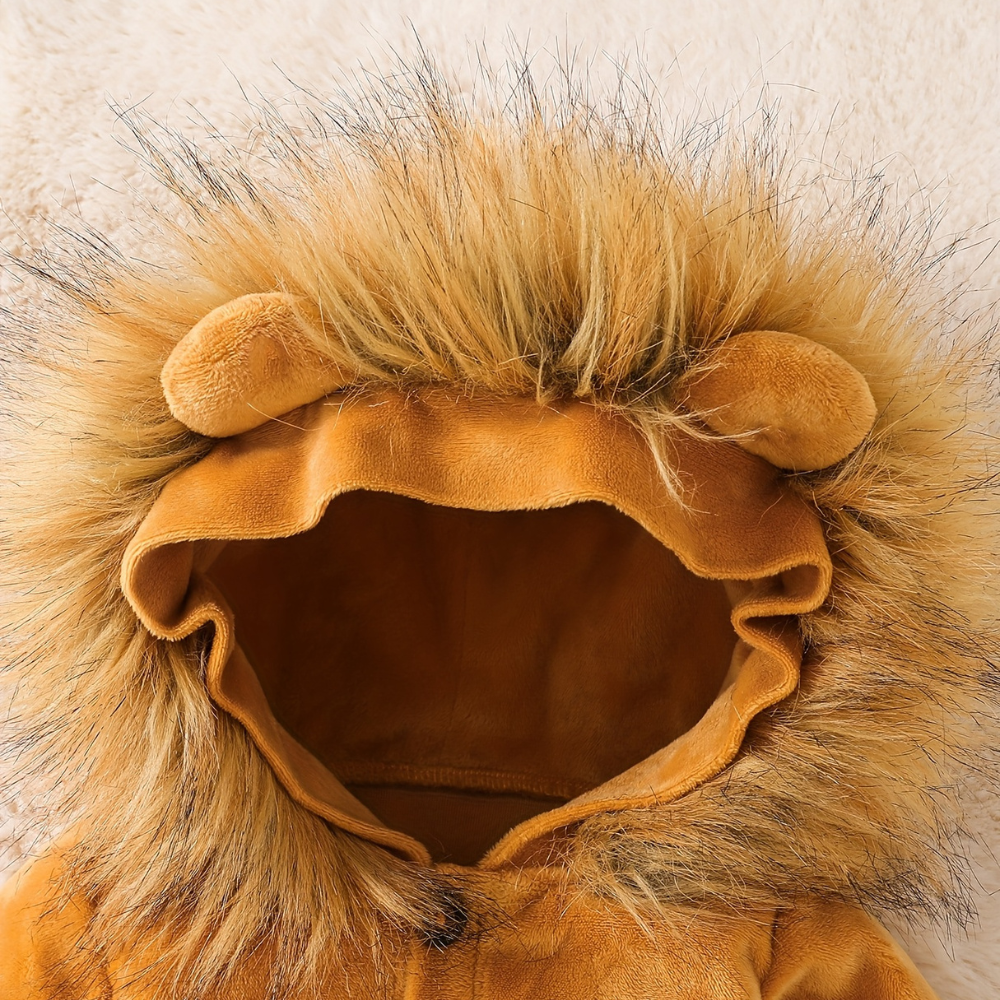 Baby Lion Costume Plush Romper
