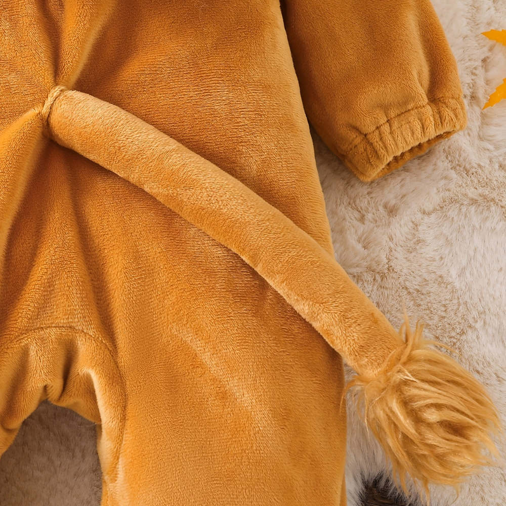 Baby Lion Costume Plush Romper