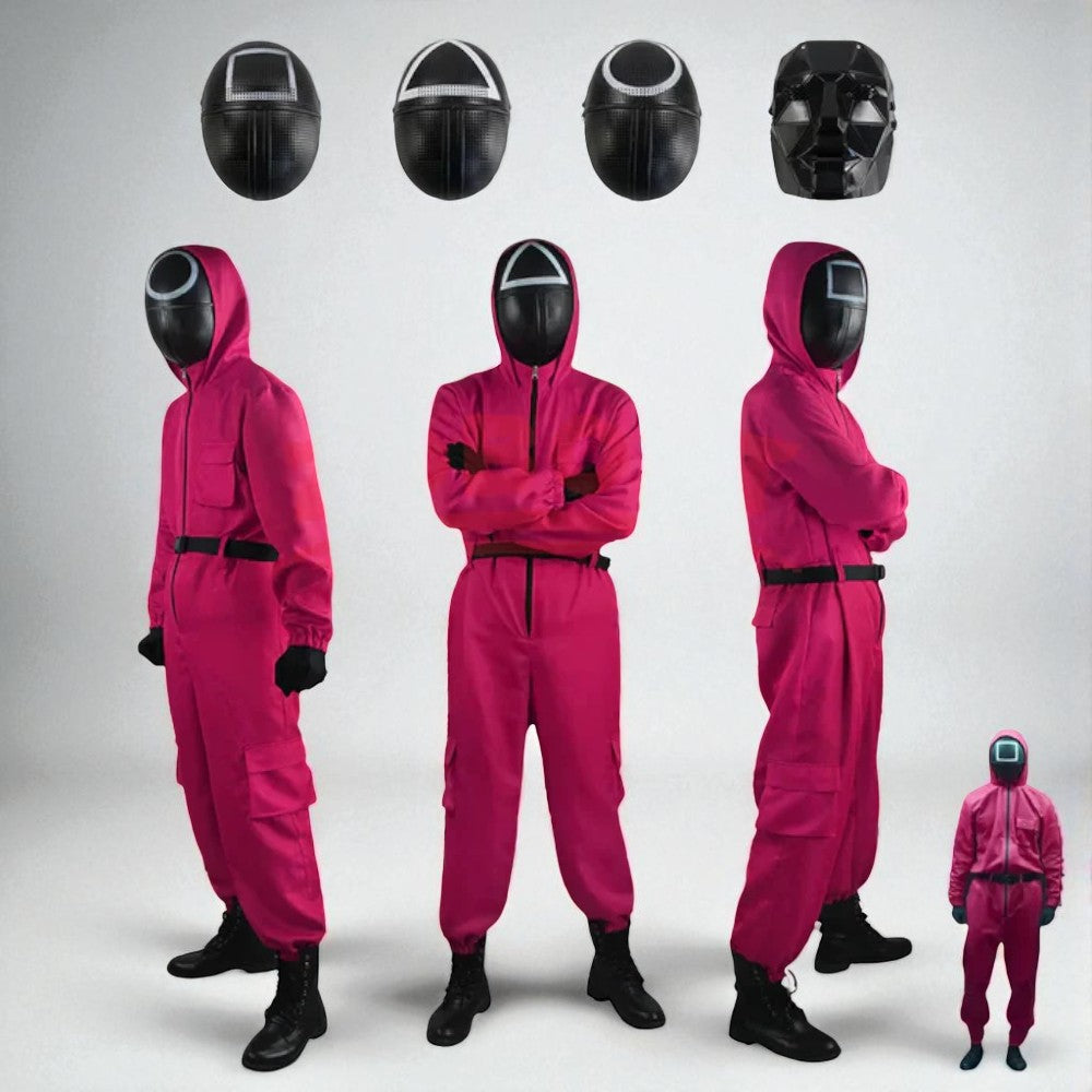 Kids Game  Game Guard Mask Cosplay Suit