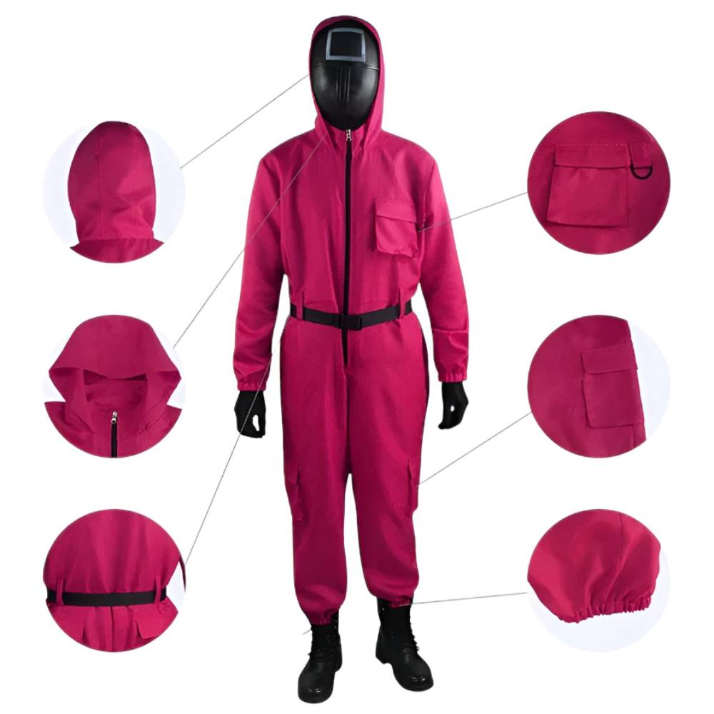 Kids Game  Game Guard Mask Cosplay Suit