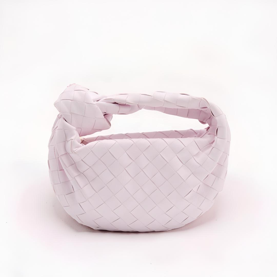 Handbag Woven Purse Knotted Handle Shoulder Bag Casual Tote