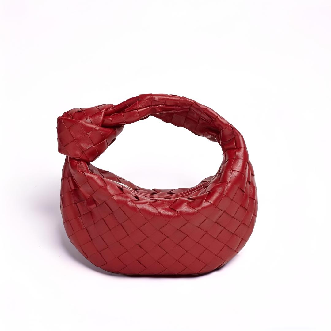 Handbag Woven Purse Knotted Handle Shoulder Bag Casual Tote