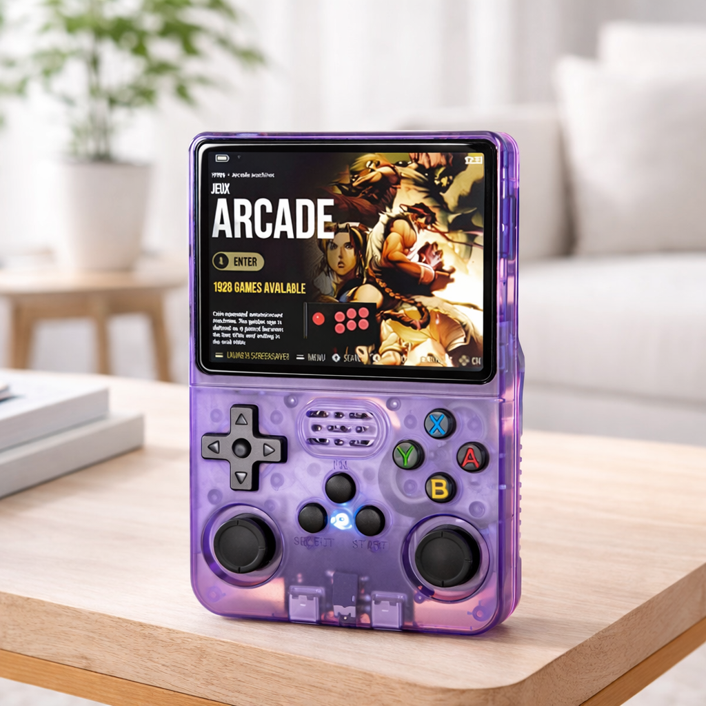 Handheld Game Console Retro Style Portable Gaming System