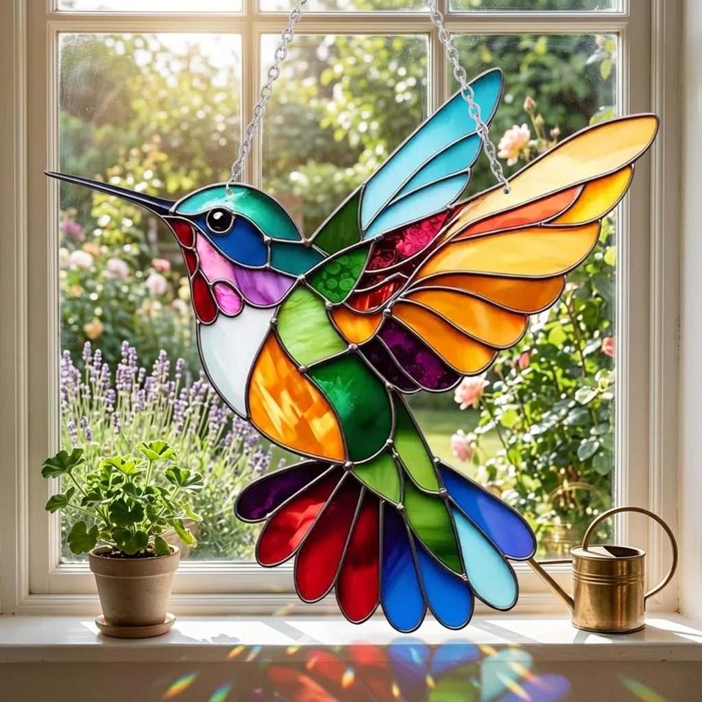 Hanging Decor Acrylic Suncatcher Bird Window Suncatcher