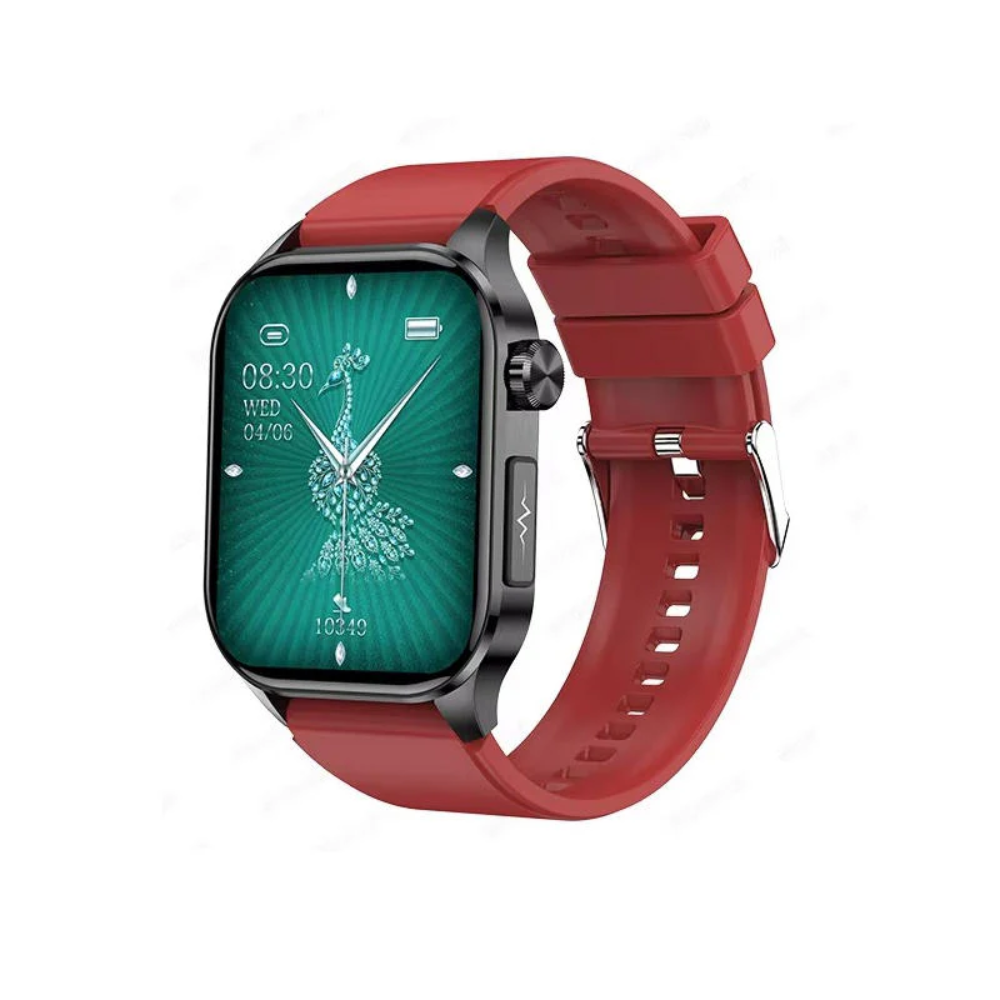 Smartwatch Health Tracker Senior Safety AMOLED Heart Rate Watch