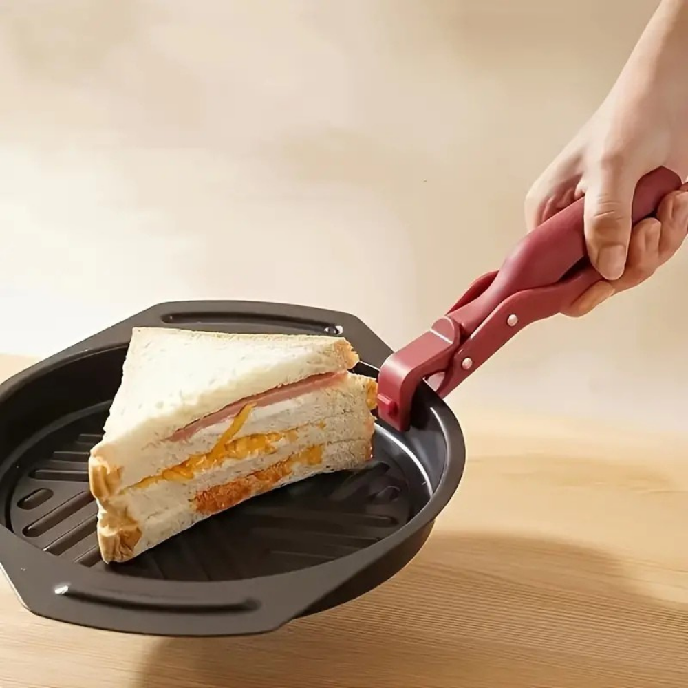 Heat Resistant Silicone Kitchen Tongs Grip