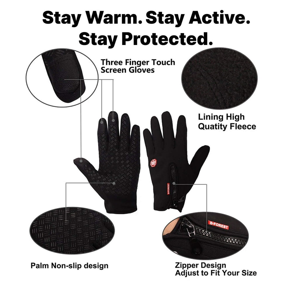 Thermal Heated Gloves Touchscreen Winter Gloves Cold Weather