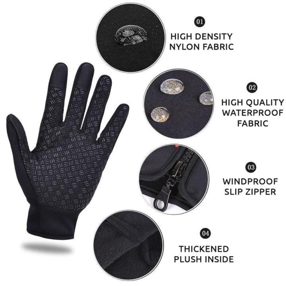 Heated Winter Waterproof Thermal Touchscreen Outdoor Gloves