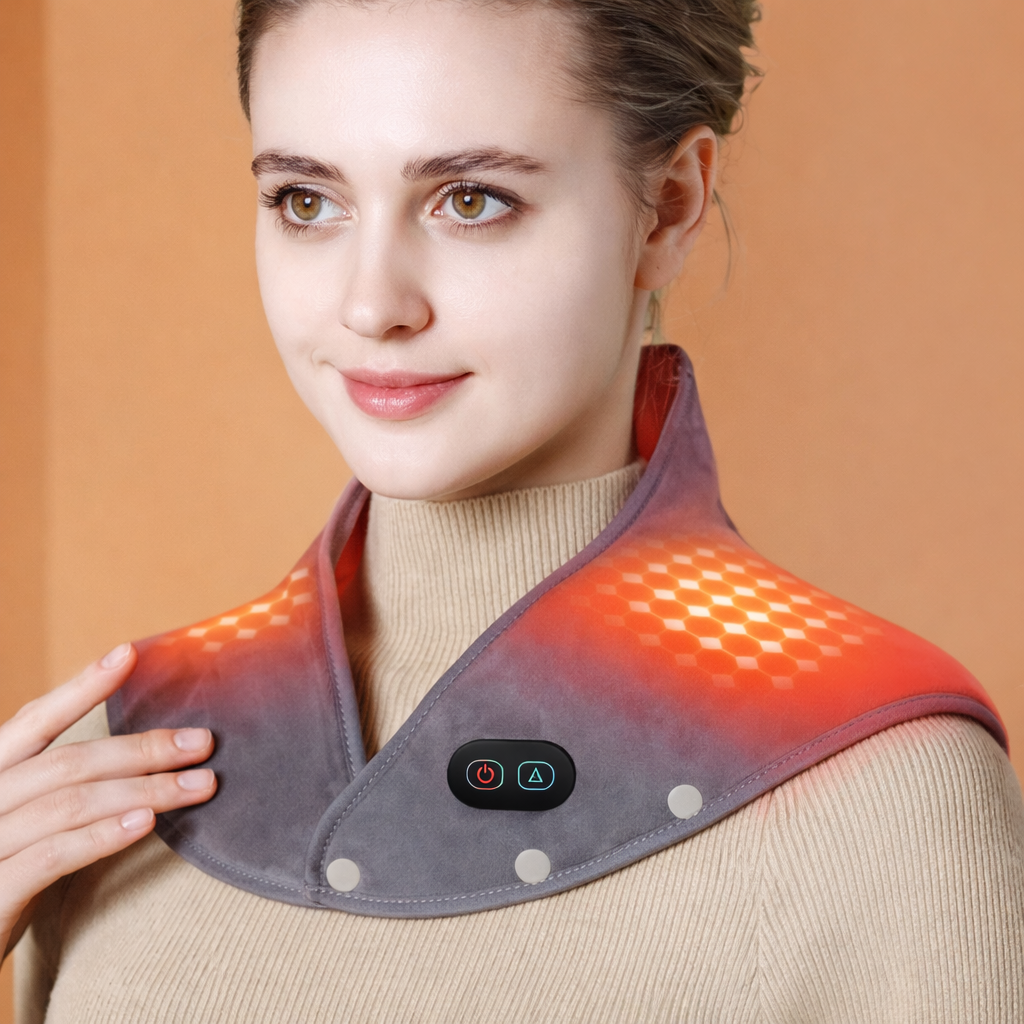 Heating Pad Electric Neck Shoulder Massage Wrap