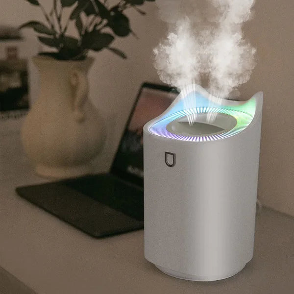 Air Humidifier White LED Mist Diffuser