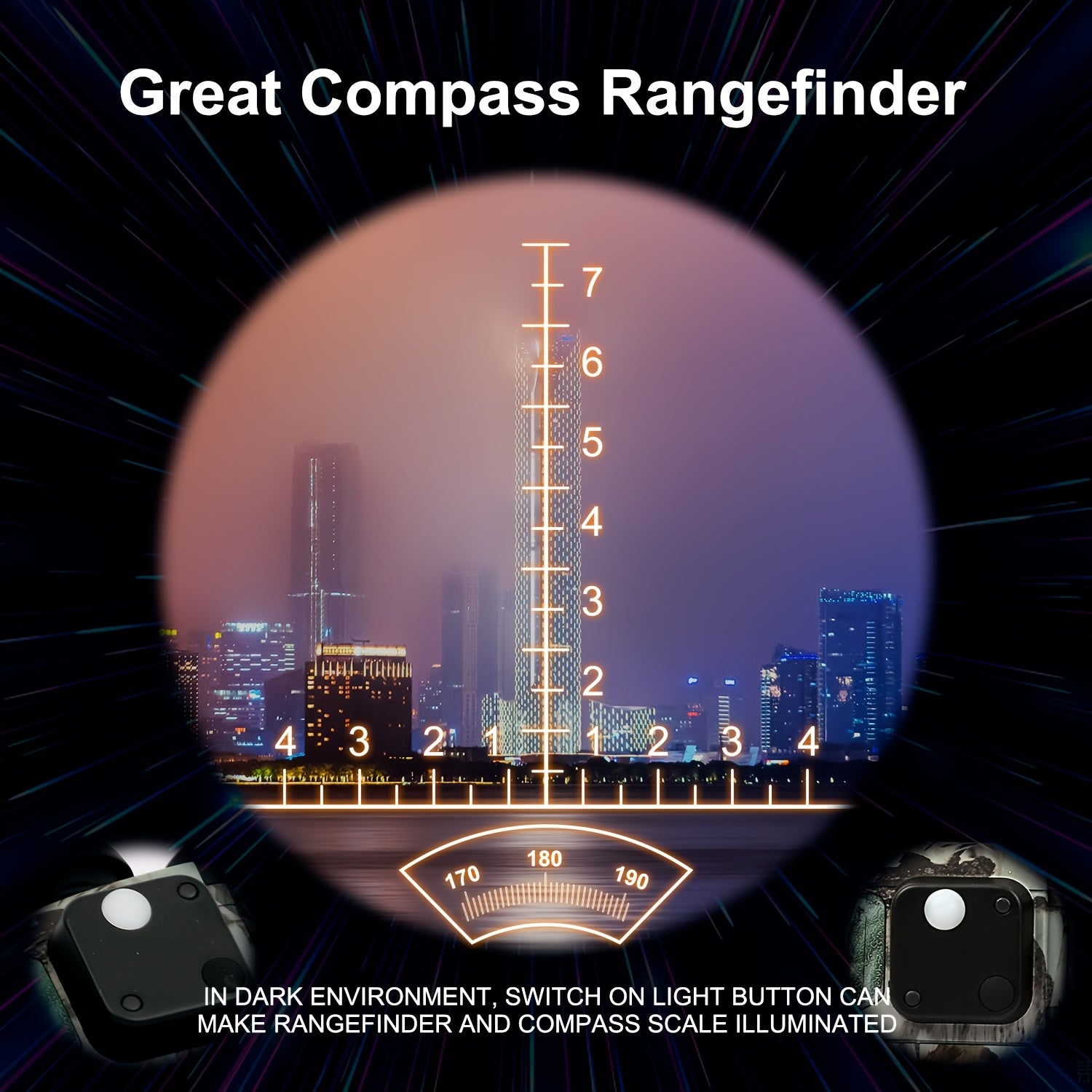 Jagdausrüstung 10x50 HD Fernglas schwimmende Optik