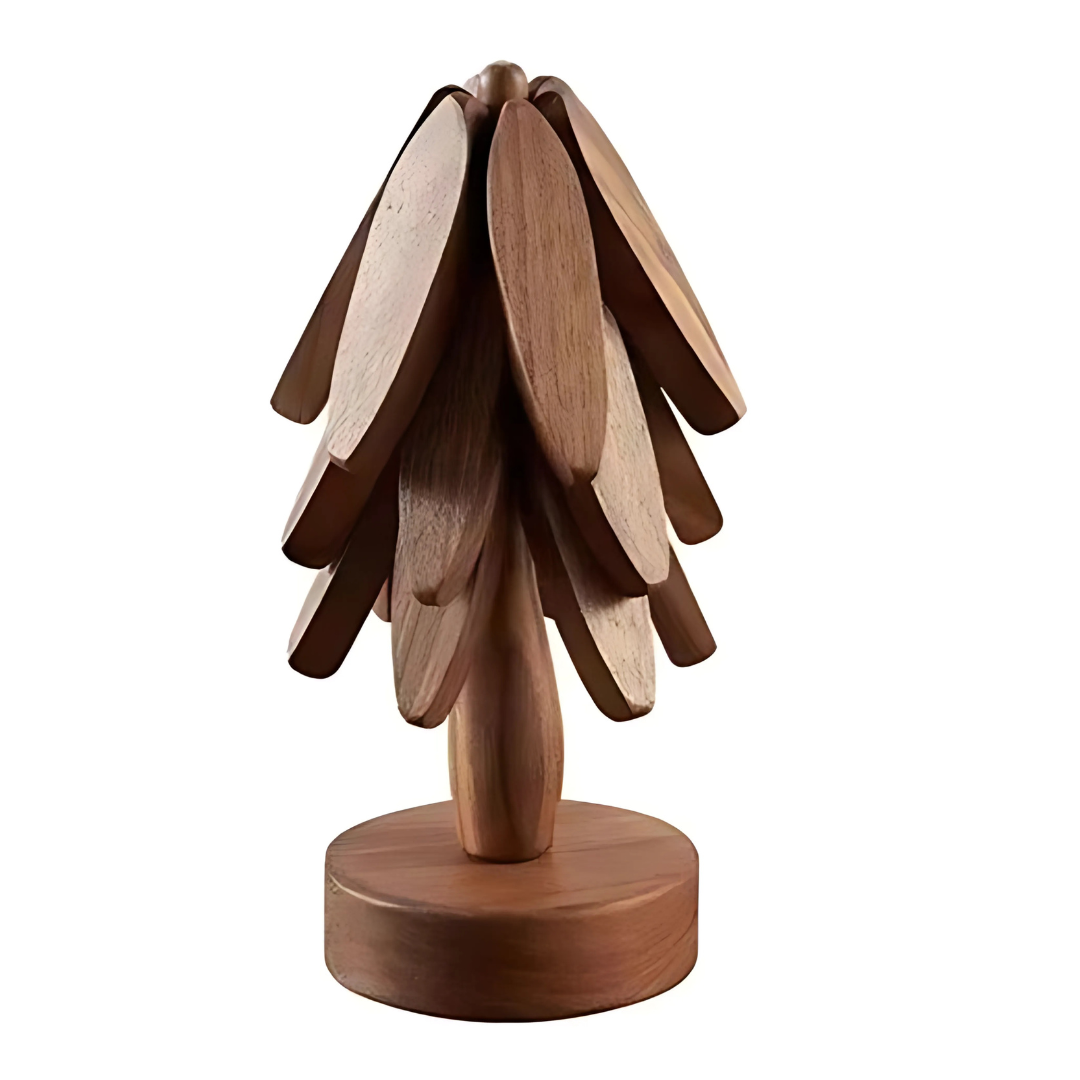 木製コースター ラスティック 手作り ダイニングセット