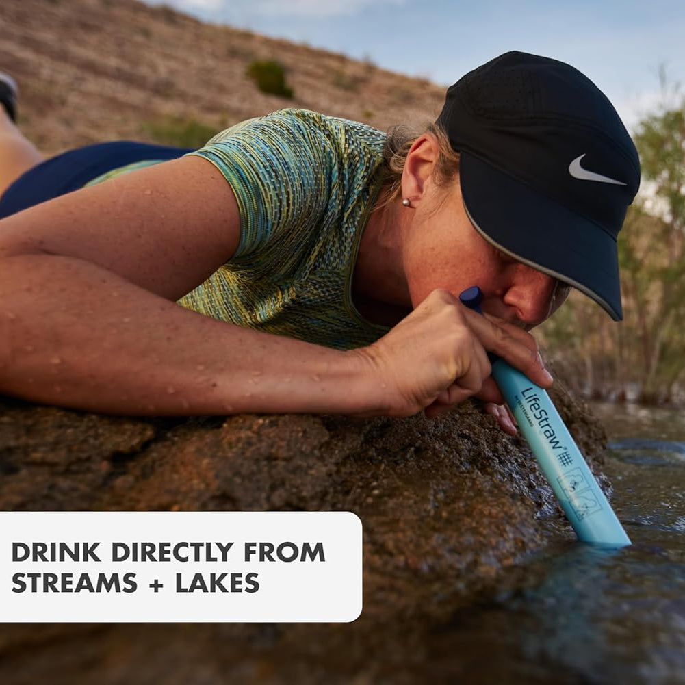 Jagdausrüstung Tragbarer Wasserfilter Strohhalm
