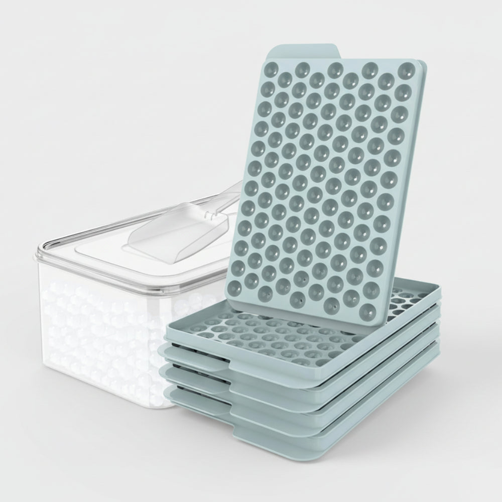 Ice Cube Tray Mini Pebble Silicone Freezer Molder 1