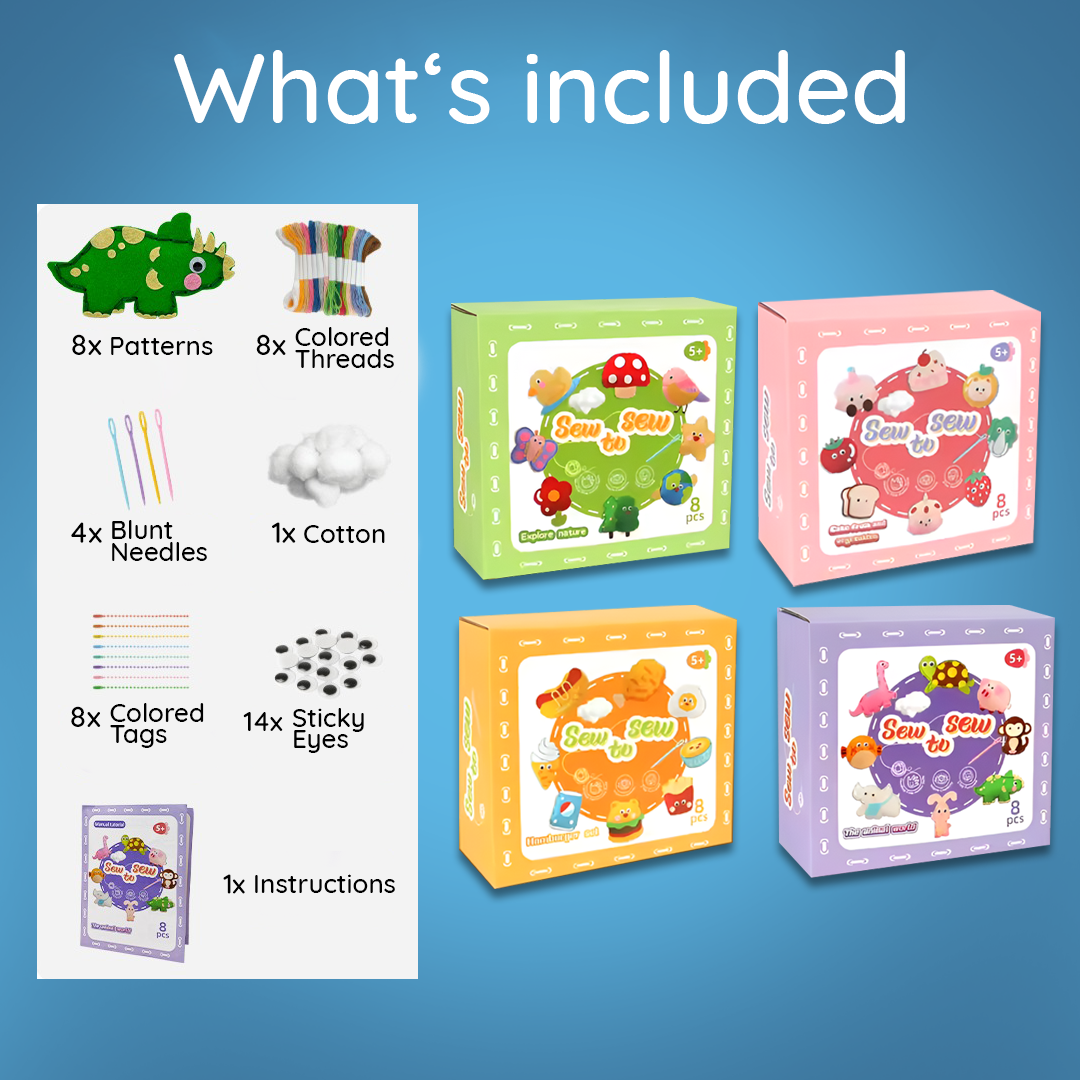 Sewing Kit for Kids Creative Craft Set
