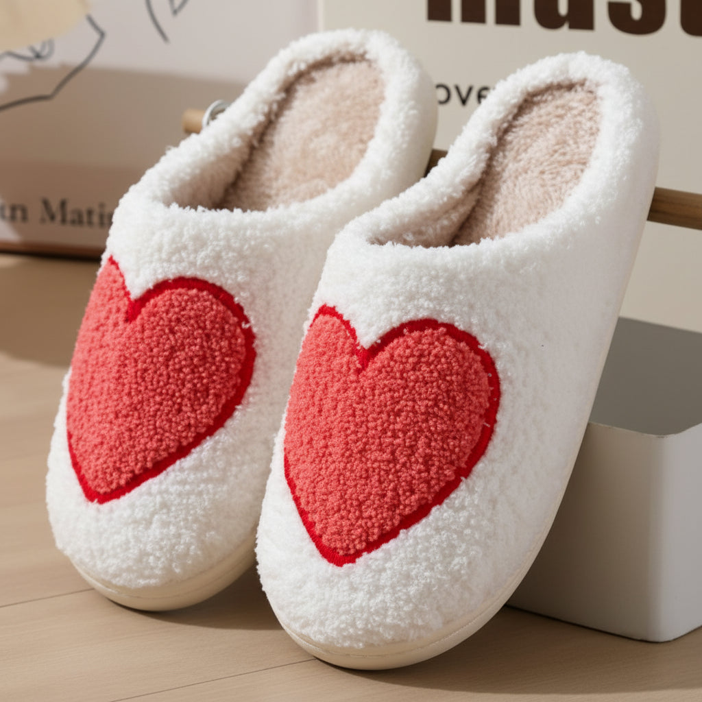 Womens Cozy Fuzzy Indoor Slippers Slip On House Shoes