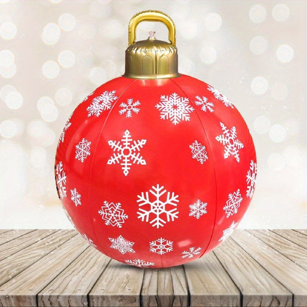 Vánoční nafukovací venkovní dekorace velký dvůr sváteční míč